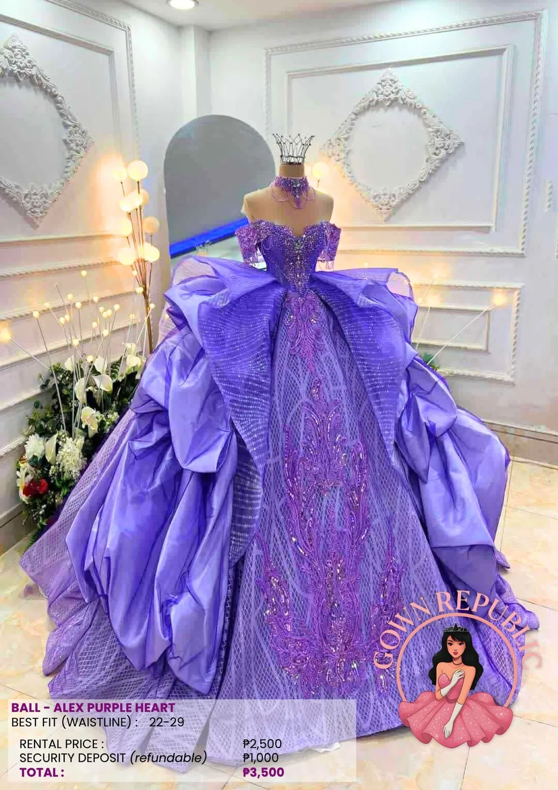 Ball Gowns: Purple 204